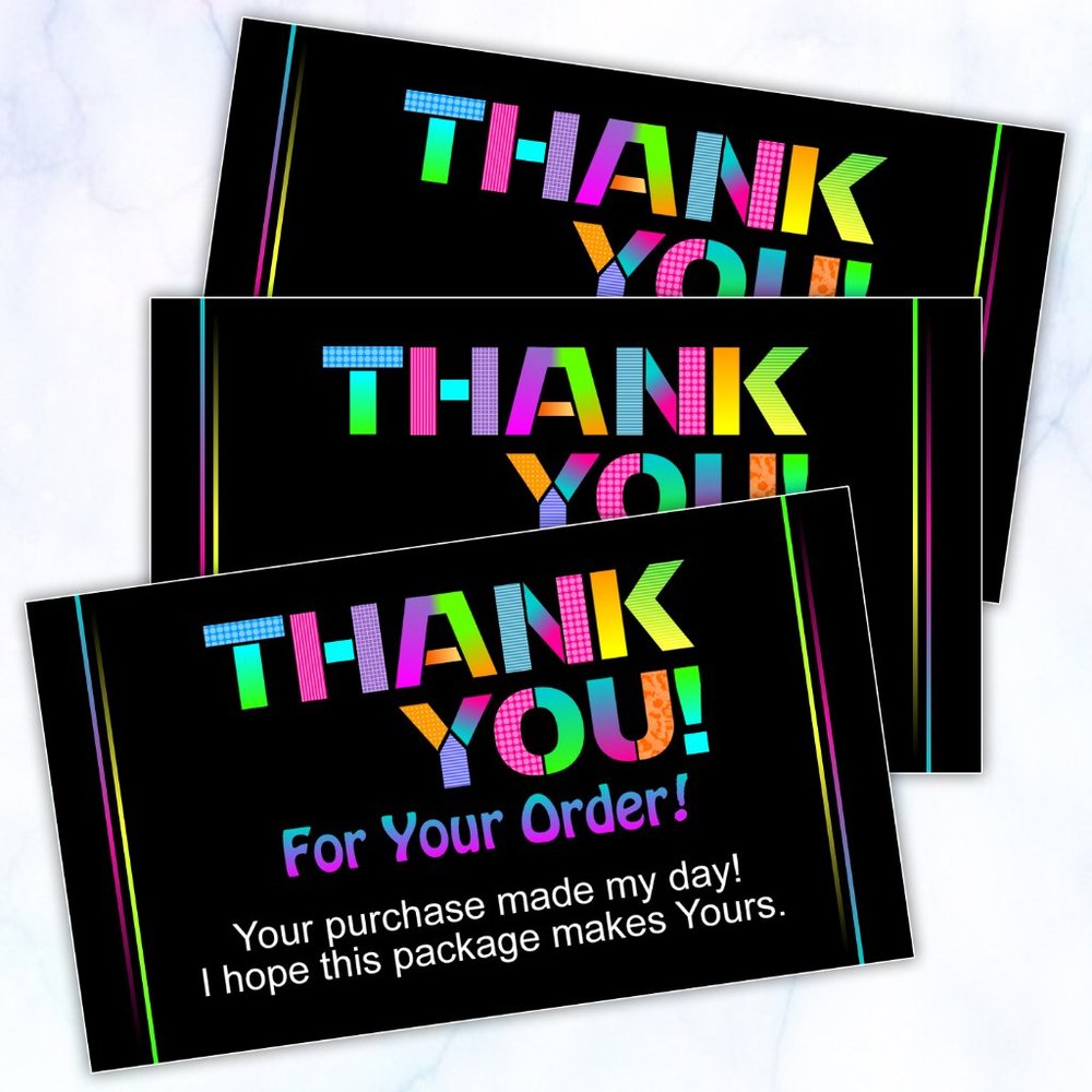 60 Thank You Cards